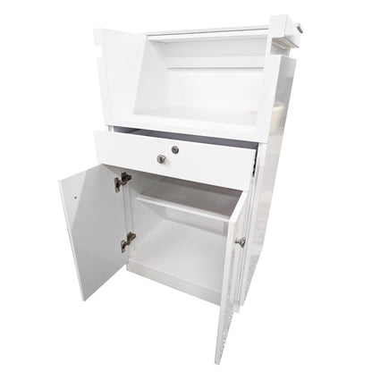 Reception Desk Small White