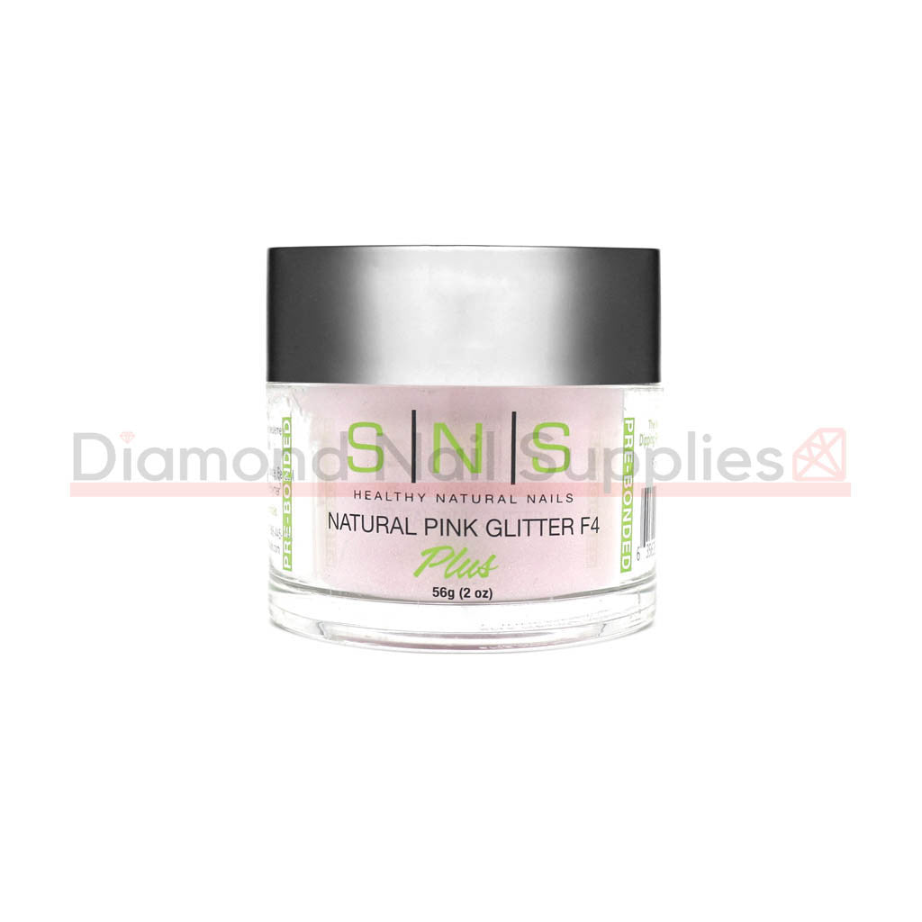 Dip Powder - Natural Pink Glitter F4