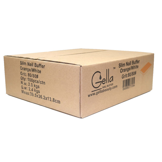 Buffer - Slim 2 Way Orange & White 500pc (Carton)