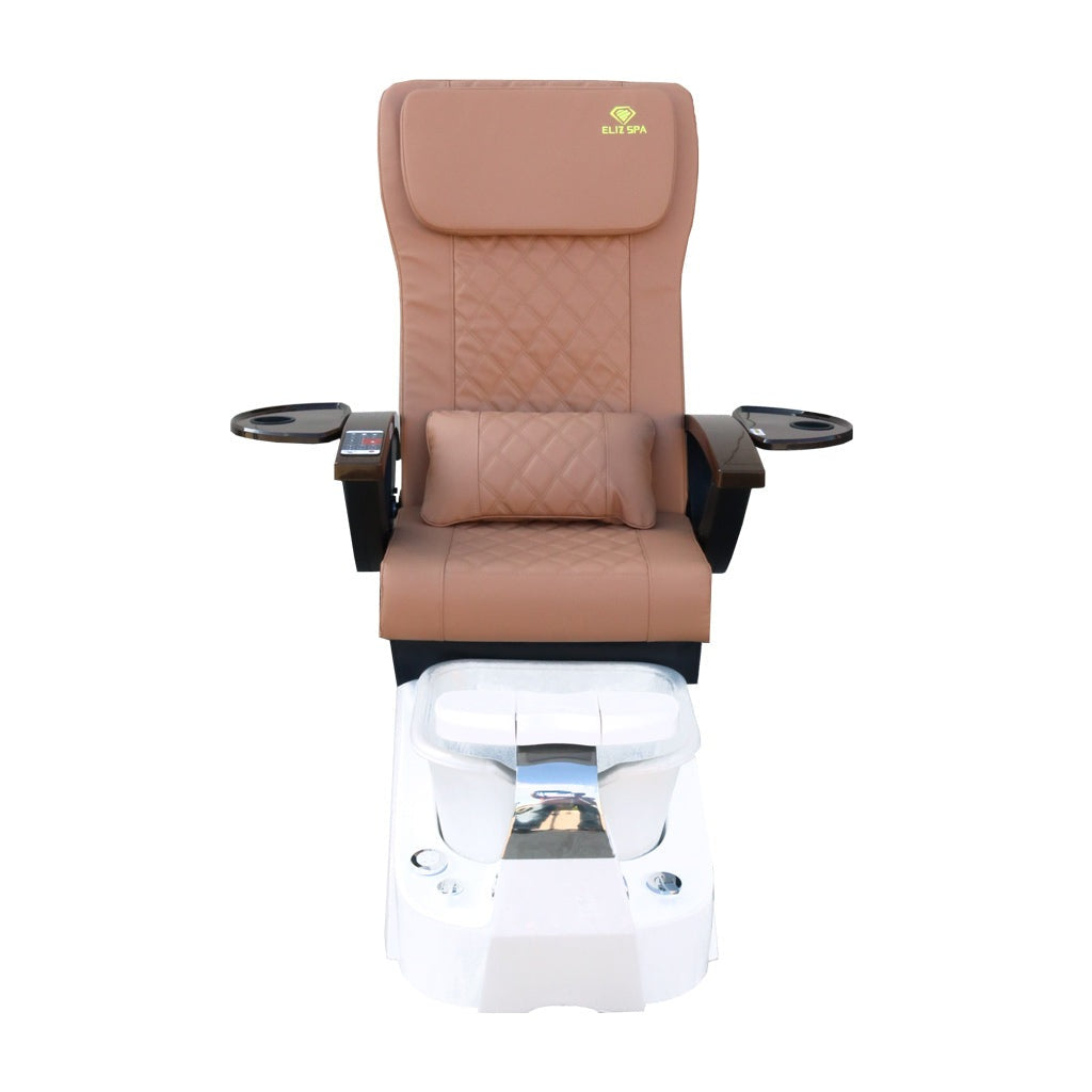 Pedicure Spa Chair - Tarex (Wood | Cappuccino | White)
