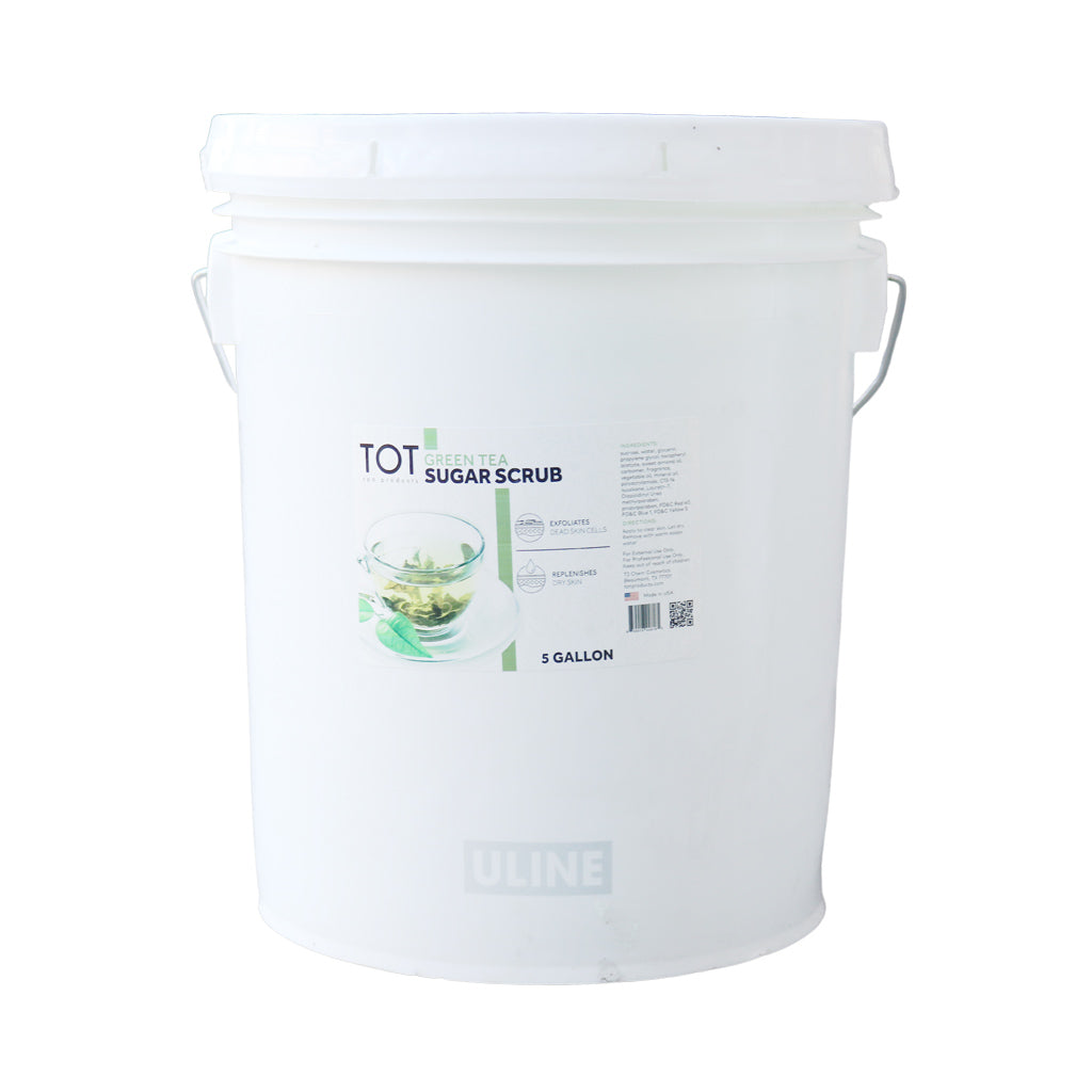 TOT Green Tea Sugar Scrub 18.9L Diamond Nail Supplies