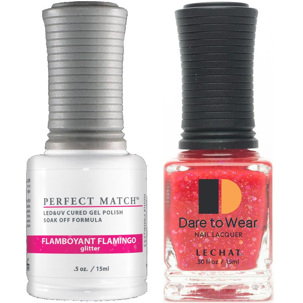 Perfect Match - PMS253 Flamboyant Flamingo Diamond Nail Supplies