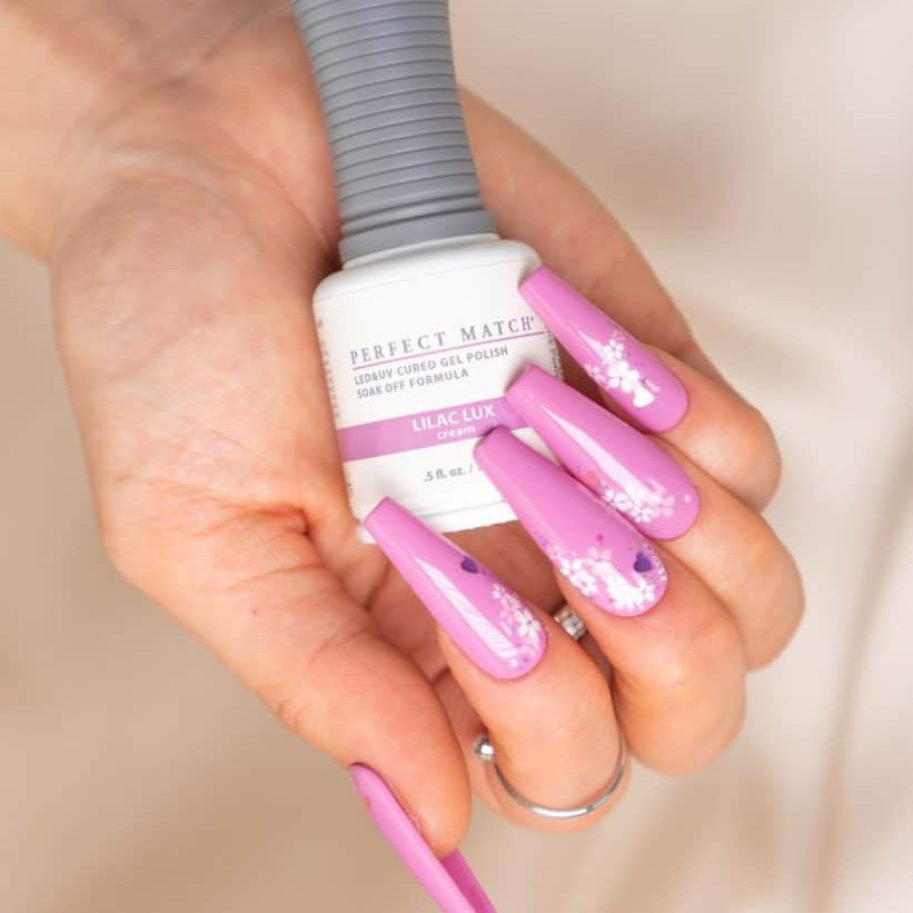 Perfect Match - PMS267 Lilac Lux Diamond Nail Supplies