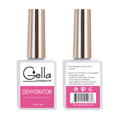 Gella Extension Tip Kit + Studio Lamp Medium Stiletto Diamond Nail Supplies