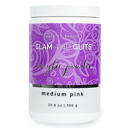 Back To Basics - Medium Pink 590g Diamond Nail Supplies