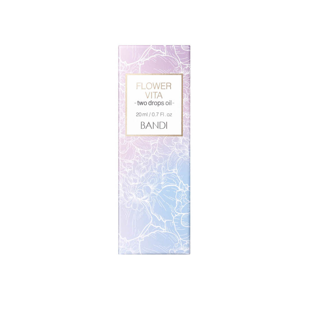 Flower Vita - Two Drops Cuticle Oil Peony Blossom Diamond Nail Supplies