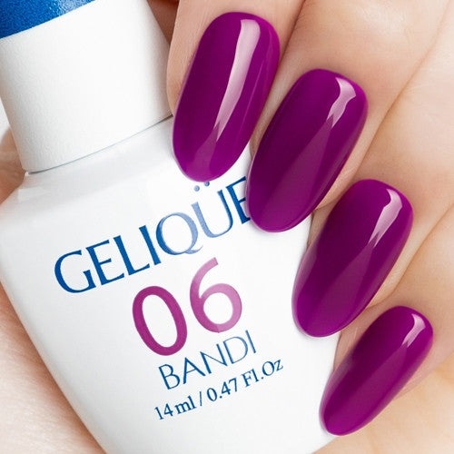 Gelique - GF344 Surfing Purple Diamond Nail Supplies