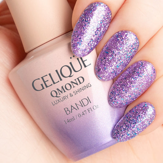 Gelique Qmond - GP349 Sparkling Purple Diamond Nail Supplies
