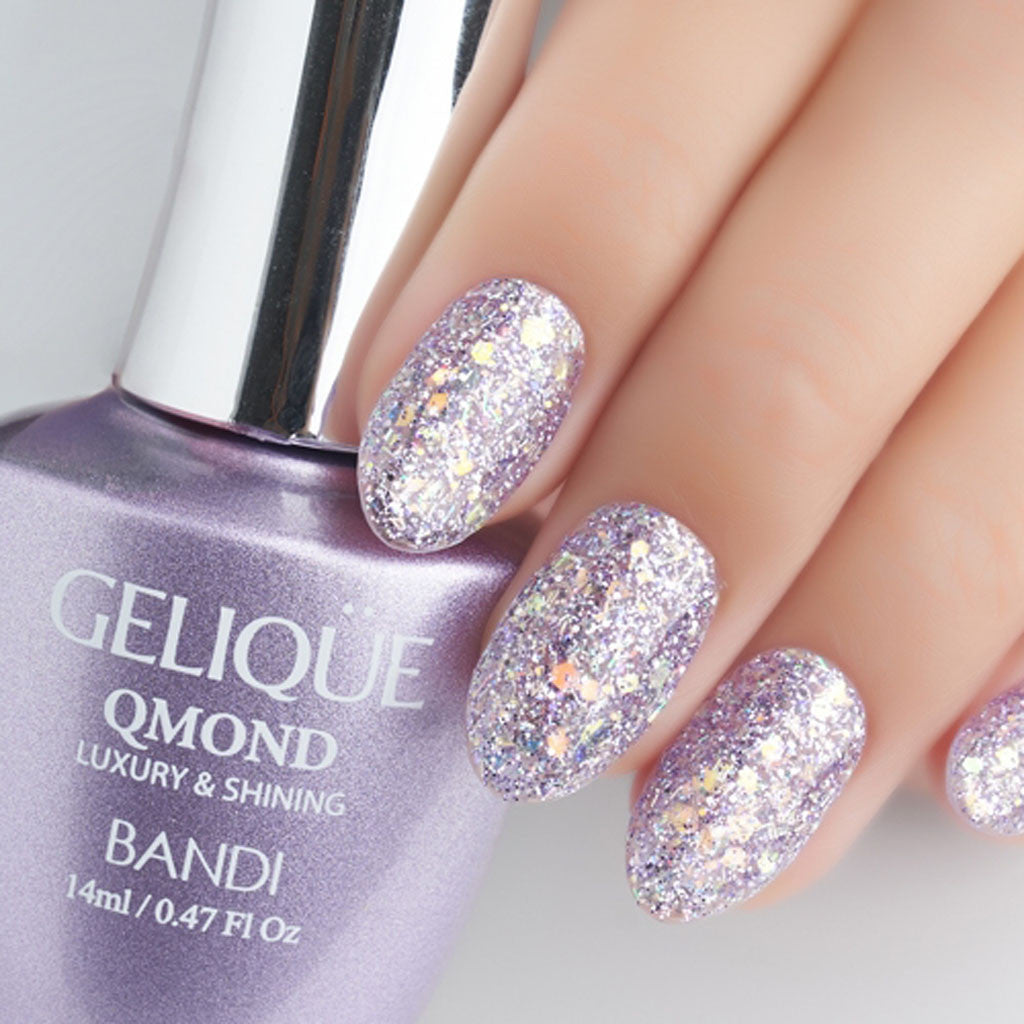 Gelique Qmond - GP355 Fringe Purple Diamond Nail Supplies
