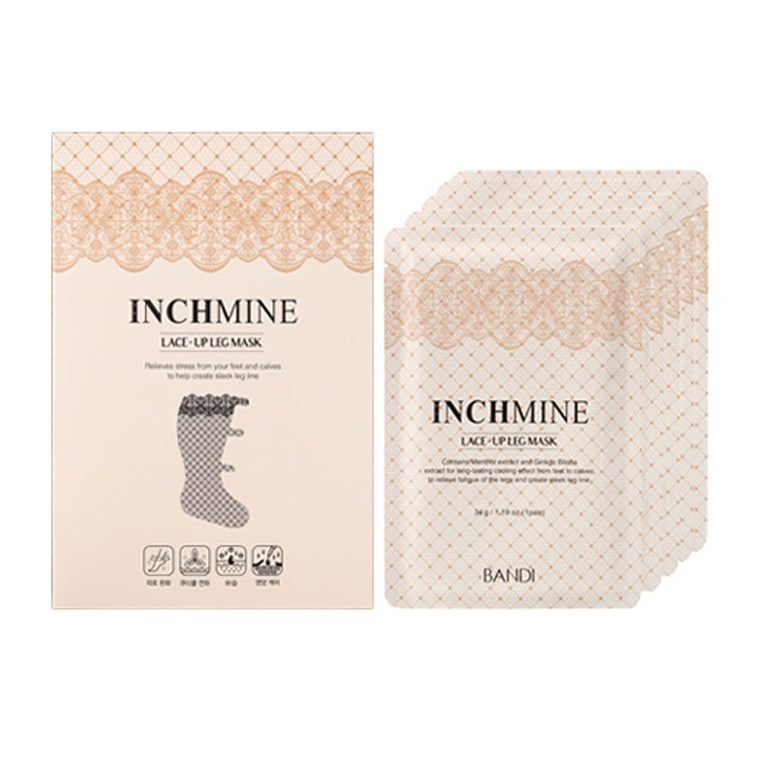 Inchmine Lace Up Mask For Feet 5pk Diamond Nail Supplies