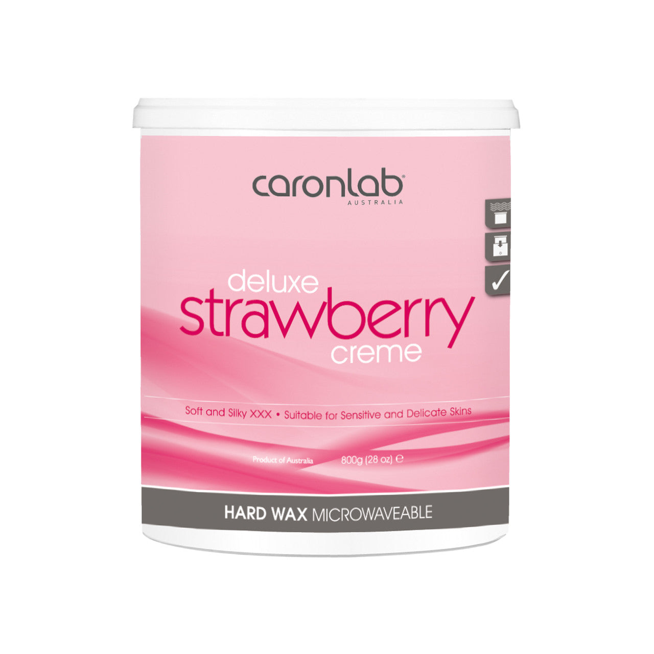 Strawberry CrŠme Hard Wax 800g Diamond Nail Supplies