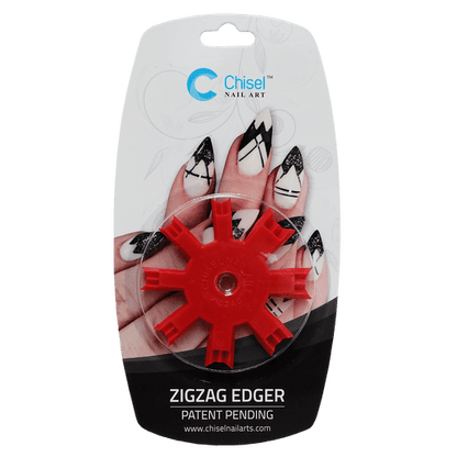 Edger - Zigzag Red Diamond Nail Supplies