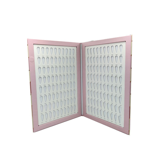 Color Chart Display Book Stiletto #3 Rhombus Diamond Nail Supplies