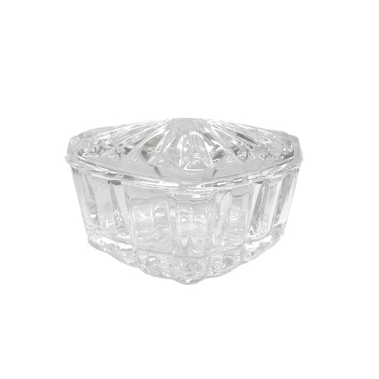 Crystal Jar - Heart Diamond Nail Supplies