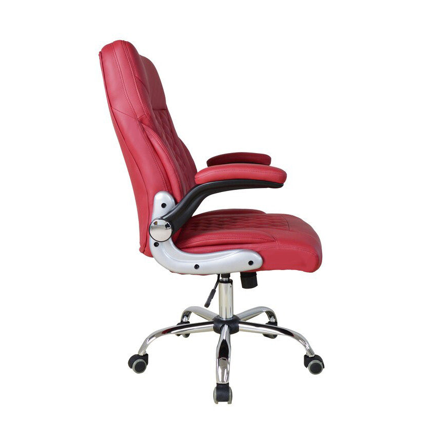 Customer Chair - GY2134 Burgundy Diamond Nail Supplies