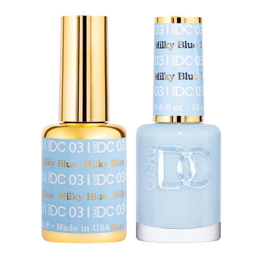 Duo Gel - DC031 Milky Blue Diamond Nail Supplies