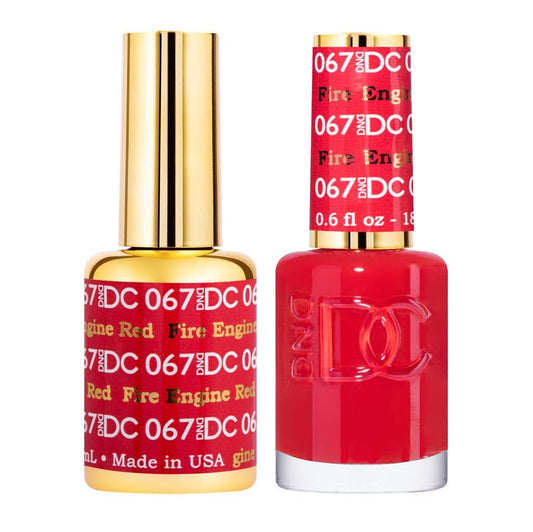 Duo Gel - DC067 Fire Engine Red Diamond Nail Supplies