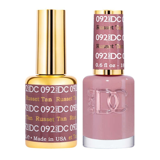 Duo Gel - DC092 Russet Tan Diamond Nail Supplies