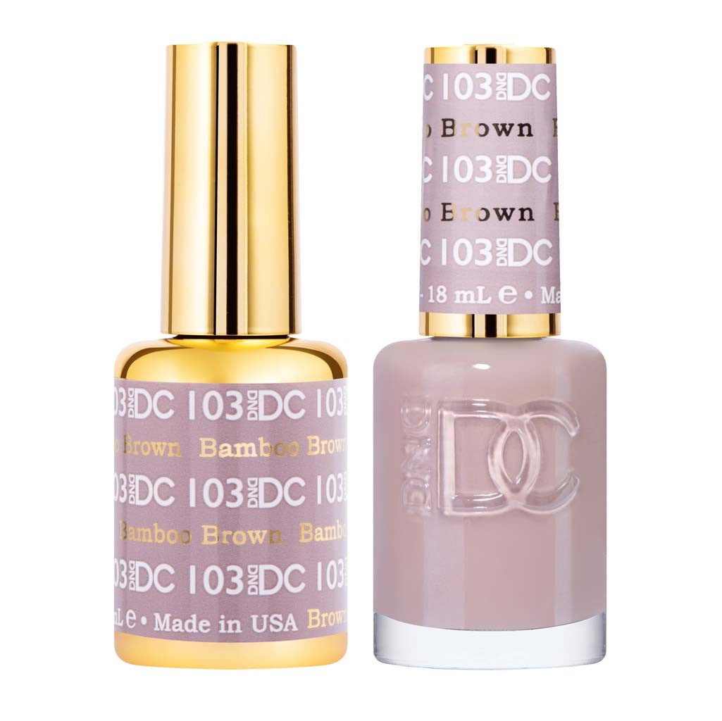 Duo Gel - DC103 Bamboo Brown Diamond Nail Supplies