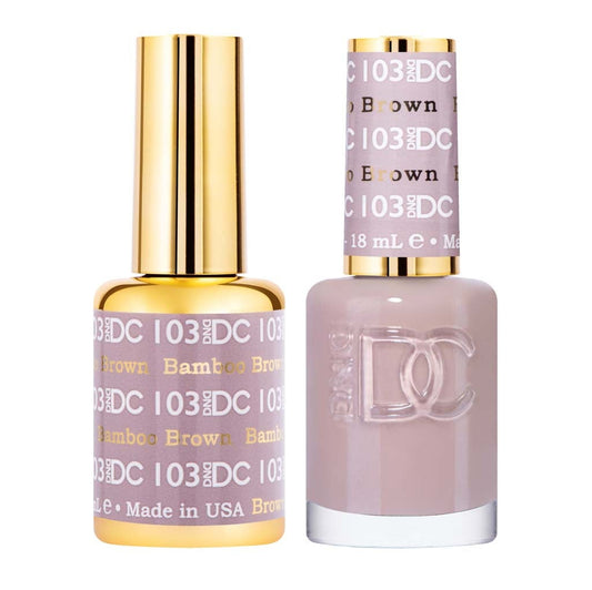Duo Gel - DC103 Bamboo Brown Diamond Nail Supplies