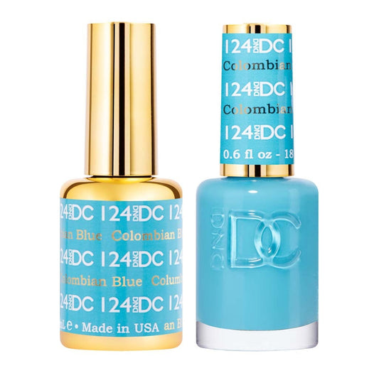 Duo Gel - DC124 Columbian Blue Diamond Nail Supplies