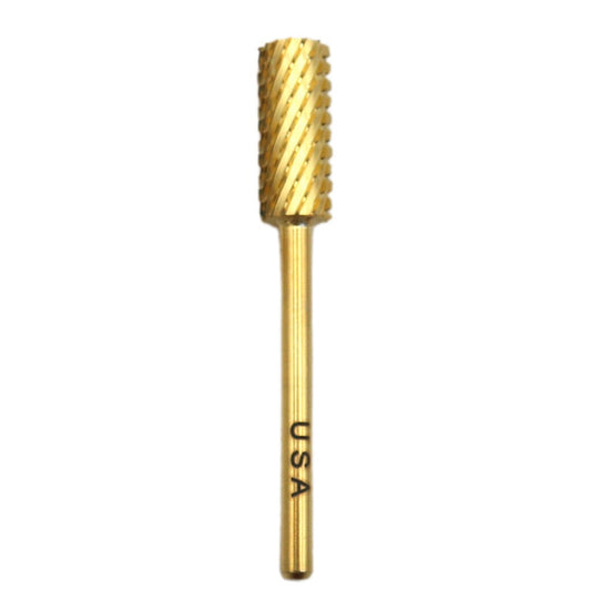 Drill Bit Small Barrel STXXC Gold 3/32" Diamond Nail Supplies