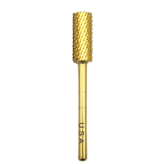 Drill Bit Small Barrel STC Gold 3/32" Diamond Nail Supplies