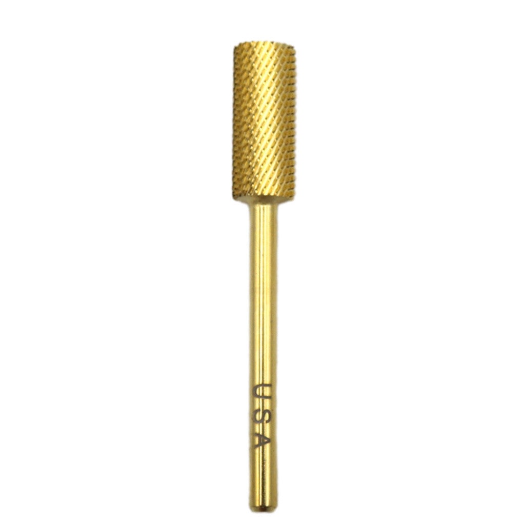 Drill Bit Small Barrel STM Gold 3/32" Diamond Nail Supplies