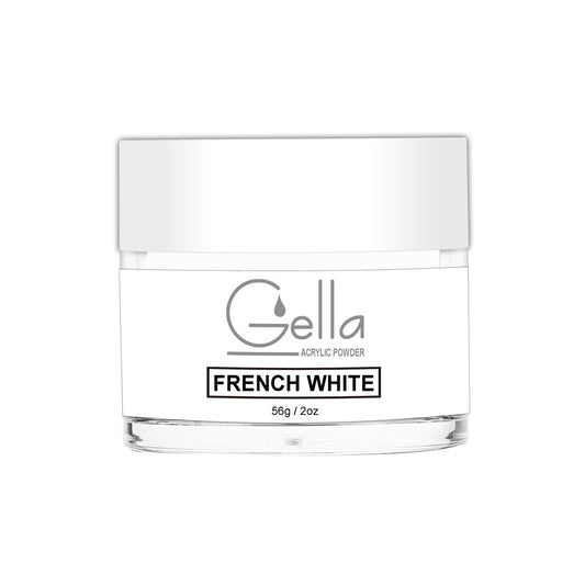 Gella Acrylic Powder - French White Diamond Nail Supplies