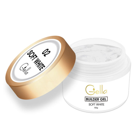 Builder Gel - 02 Soft White Diamond Nail Supplies