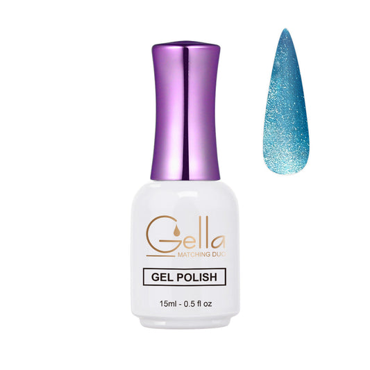 Silver Cat Eyes Gel - CE28 Otter Blues