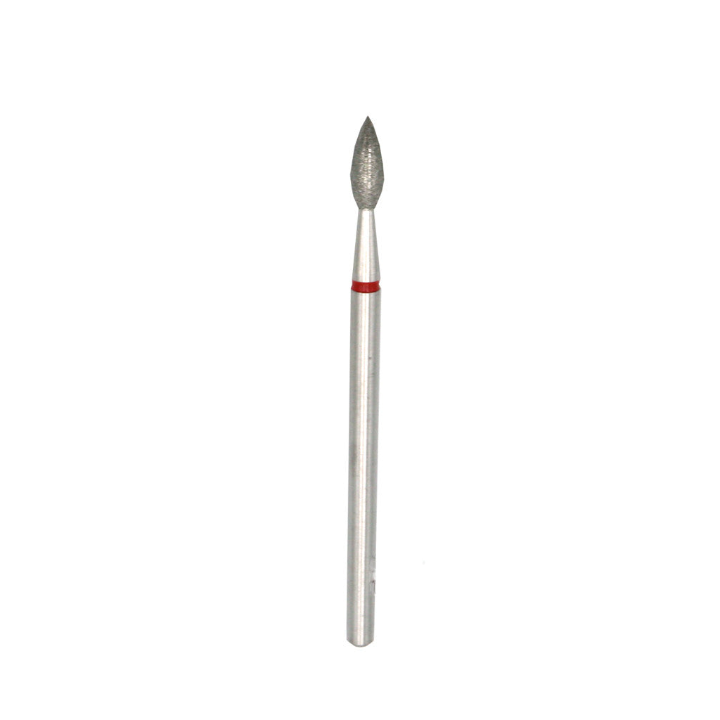 Gella Drill Bit - Short Flame Fine Diamond 3/32" Diamond Nail Supplies