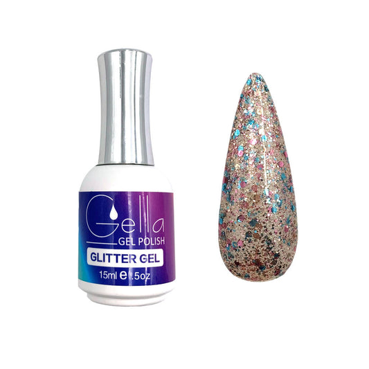 Gella Glitter Gel - 11 Diamond Nail Supplies