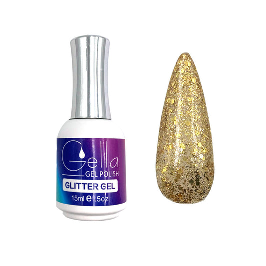 Gella Glitter Gel - 15 Diamond Nail Supplies