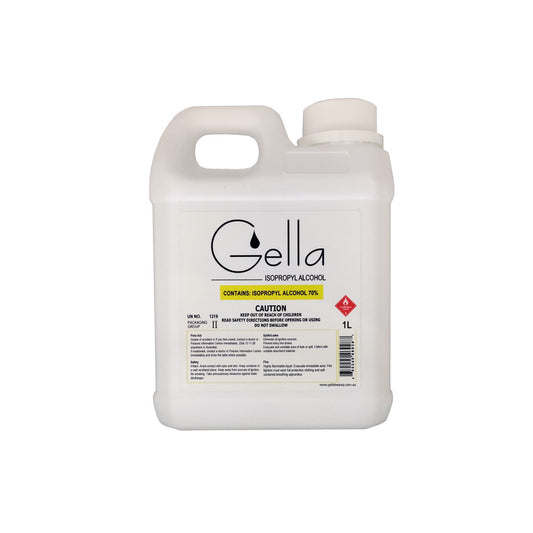 Gella 70% Isopropyl Alcohol IPA 1L Diamond Nail Supplies
