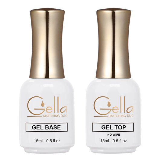 Matching Duo - Base & Top Gel No Wipe Diamond Nail Supplies