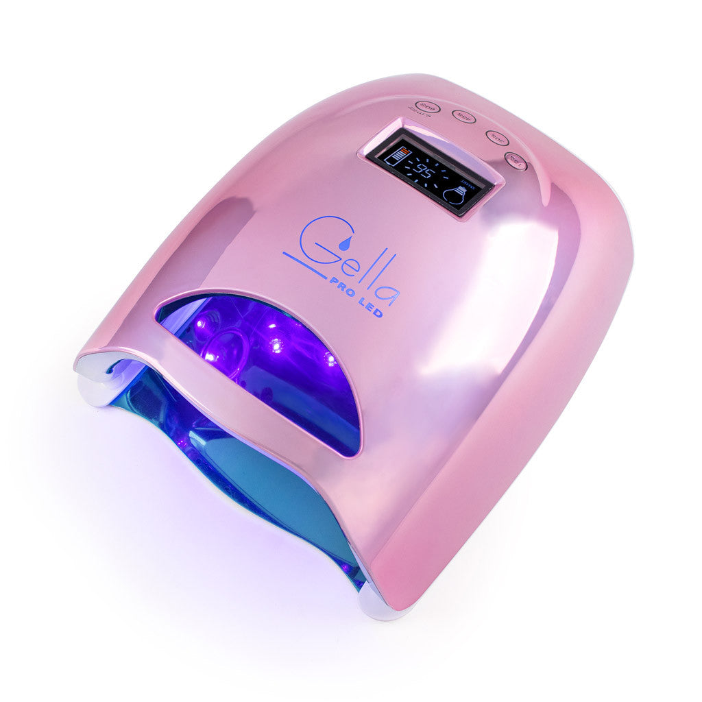 Gella Pro LED Cordless Lamp 48W Pearl Pink Diamond Nail Supplies