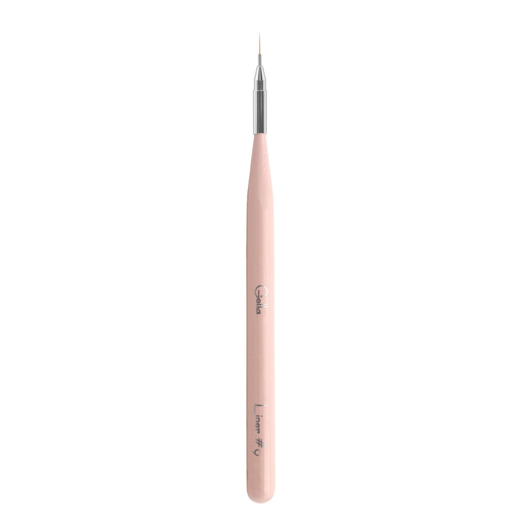 Pink Wooden Brush Nylon Bristles - Liner #9 Diamond Nail Supplies