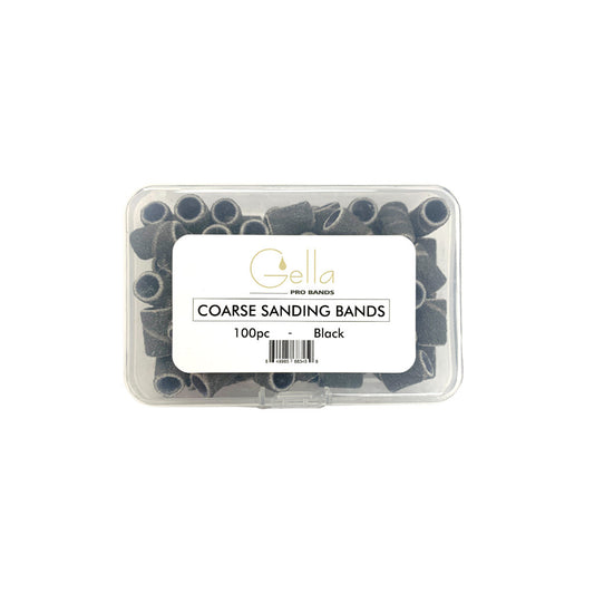 GE Sanding Bands Coarse Black 100pc Diamond Nail Supplies