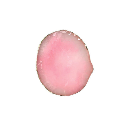 Gemstone Resin Round Display Palette Mix Pink - Assorted Size Diamond Nail Supplies