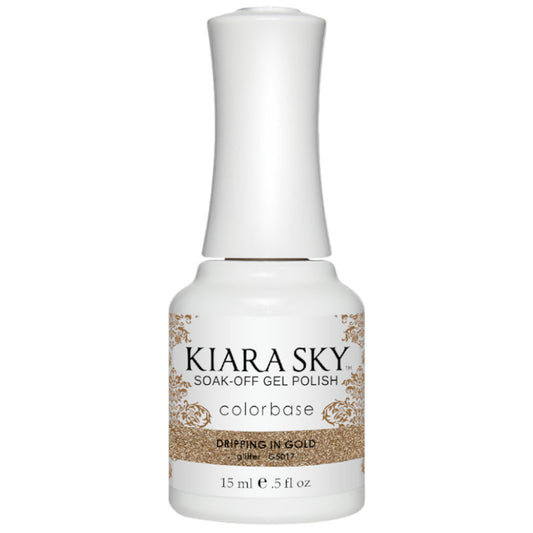 Gel Polish - G5017 Dripping In Gold Diamond Nail Supplies