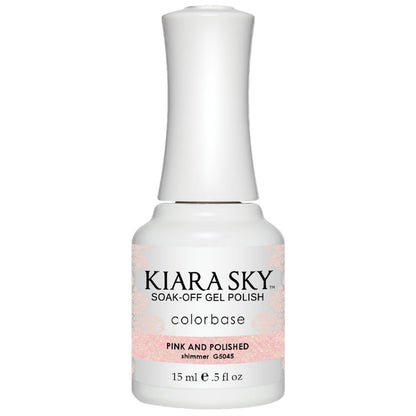 Gel Polish - G5045 Pink And Polished Diamond Nail Supplies