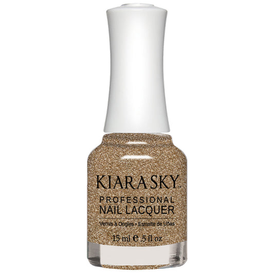 Nail Lacquer - N5017 Dripping In Gold Diamond Nail Supplies