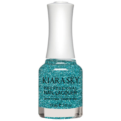 Nail Lacquer - N5075 Cosmic Blue Diamond Nail Supplies