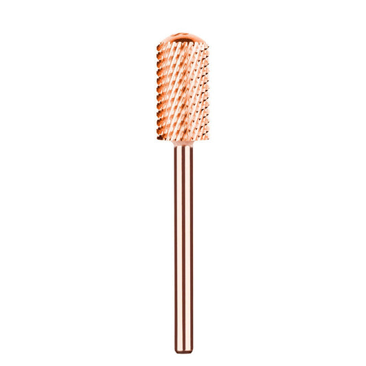 Drill Bit Large Smooth Top Coarse Rose Gold 3/32" Diamond Nail Supplies