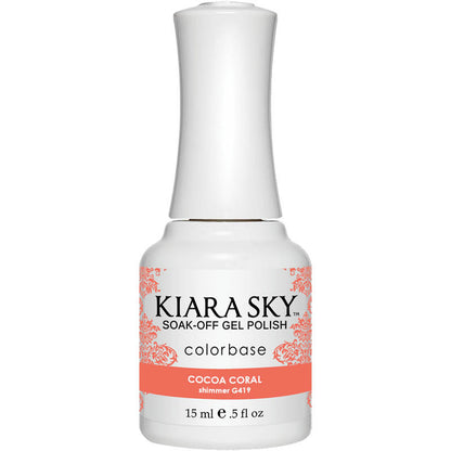 Gel Polish - G419 Cocoa Coral Diamond Nail Supplies