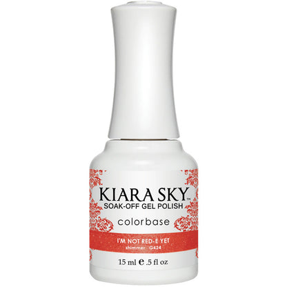 Gel Polish - G424 I'M Not Red-E Yet Diamond Nail Supplies
