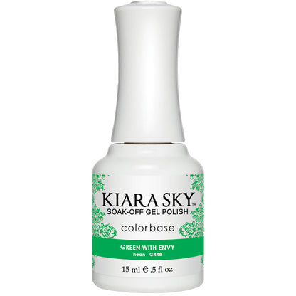 Gel Polish - G448 Green With Envy Diamond Nail Supplies