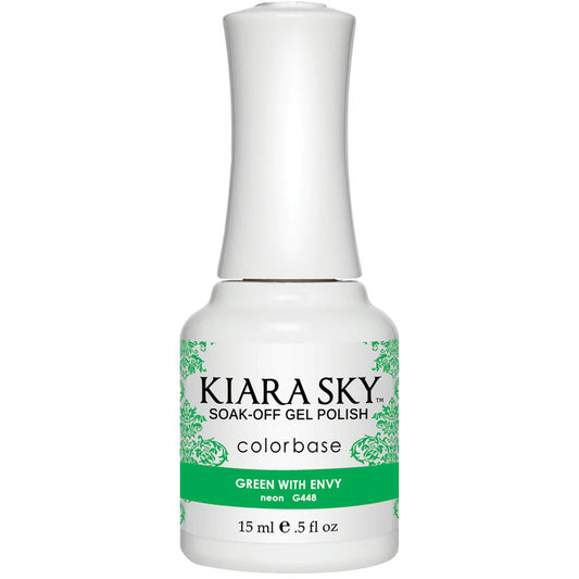Gel Polish - G448 Green With Envy Diamond Nail Supplies