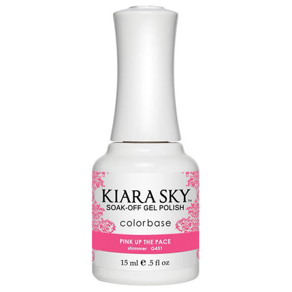 Gel Polish - G451 Pink Up The Pace Diamond Nail Supplies
